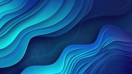 Rich blue and turquoise gradient background, perfect for text or logo placement.
