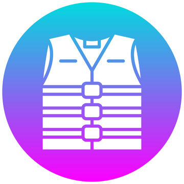 recommend clip art: Life Jacket vector icon. Can be used for Outdoor Fun iconset.