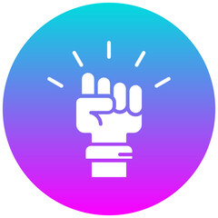 Motivation vector icon. Can be used for Leadership iconset.