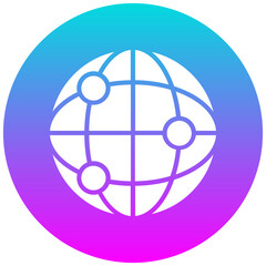 Connections vector icon. Can be used for Networking iconset.