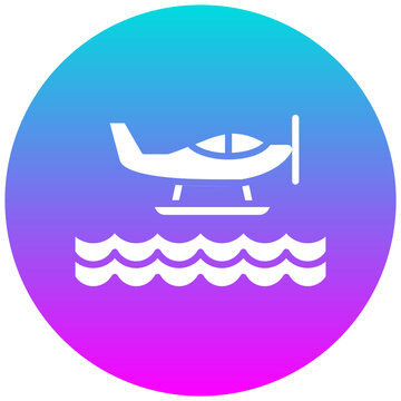 recommend clip art: Seaplane vector icon. Can be used for Coastline iconset.