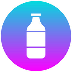 Water Bottle vector icon. Can be used for Hajj Pilgrimage iconset.