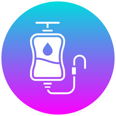 Chemotherapy Infusion vector icon. Can be used for Chemotherapy iconset.