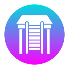 Ladder vector icon. Can be used for Warehouse iconset.