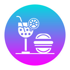 Beverages vector icon. Can be used for Supermarket iconset.