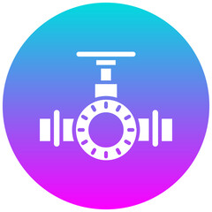 Valve vector icon. Can be used for Manufacturing iconset.