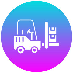 Fork Lift vector icon. Can be used for Manufacturing iconset.