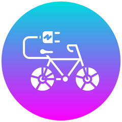 Electric Bike vector icon. Can be used for Battery and Power iconset.