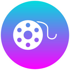 Bobbin vector icon. Can be used for Art and Craft Supplies iconset.