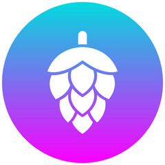 Hops vector icon. Can be used for Oktoberfest iconset.