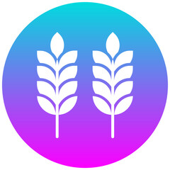 Wheat vector icon. Can be used for Oktoberfest iconset.