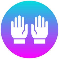 Hands vector icon. Can be used for Volleyball iconset.