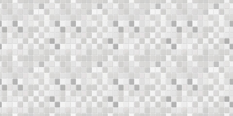 Fototapeta premium Light gray and white tiles background, clean surface texture, white background