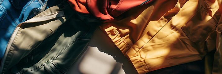 Colorful Leather Jackets Background