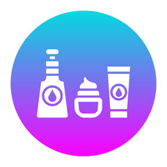 Skincare vector icon. Can be used for Spa iconset.