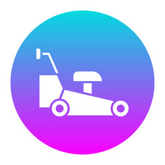 Lawn Mower vector icon. Can be used for Home Improvements iconset.