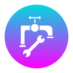 Plumbing vector icon. Can be used for Home Improvements iconset.