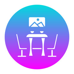 Dining Room vector icon. Can be used for Home Improvements iconset.