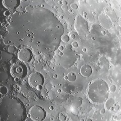 texture of the surface of the moon