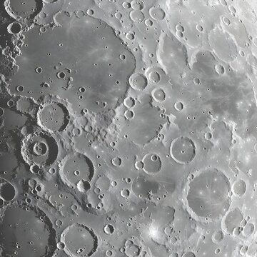 texture of the surface of the moon