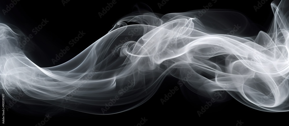 Canvas Prints VAPE SMOKE BACKGROUND TRASPARATION