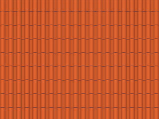 Clay Roof Tiles Seamless Pattern Background