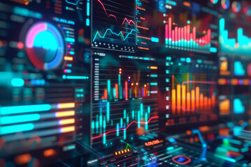Digital Display of Financial Data and Charts
