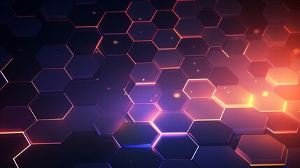 Modern technology abstract background featuring hexagonal shapes: high-tech vector illustration for scientific research, innovative designs, and cutting-edge digital applications


