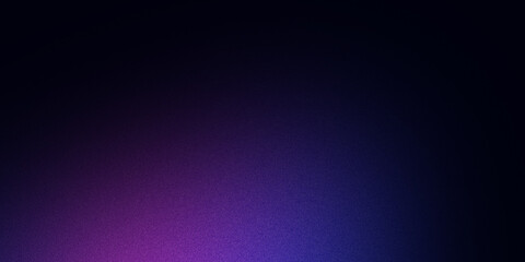 Grainy purple and blue gradient background fading to black