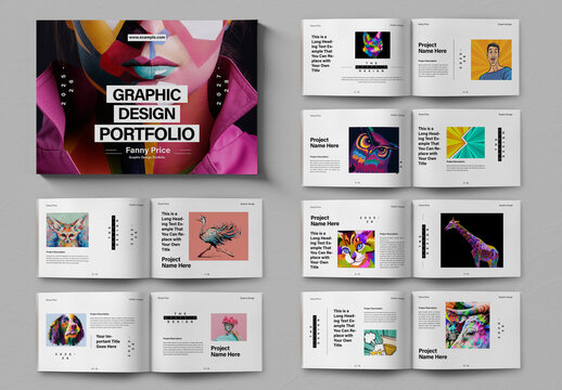 Graphic Designer Portfolio Layout