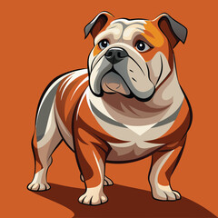 A drawing of a French bulldog