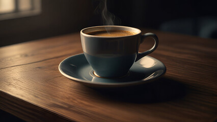 Fototapeta premium Cup of coffee on the table 13.