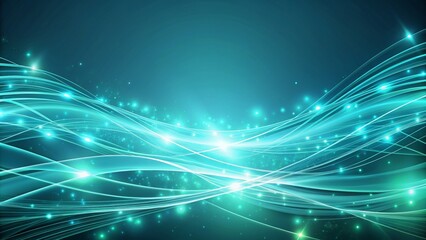 Abstract background with luminous aquamarine lines, abstract, background, luminous, aquamarine, lines, design, element
