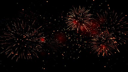 Fireworks Display at Night