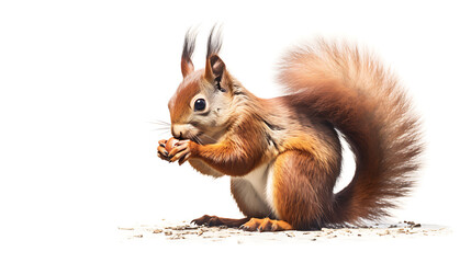 Obraz premium squirrel with nut