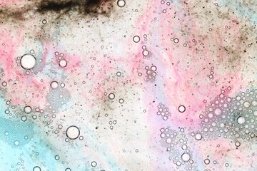 Sample of bacteria culture as background, macro view