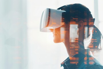 In a futuristic business platform