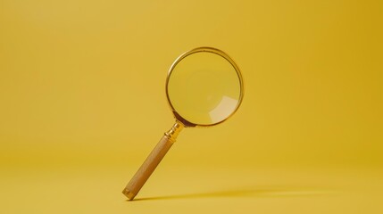 Curious Discovery with Antique Magnifying Glass Generative AI