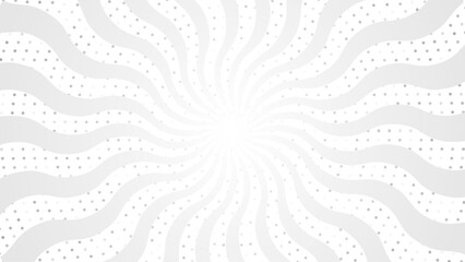 Sun ray retro background vector burst light. Sunburst retro design. Gray sunburst with halftone effect. 