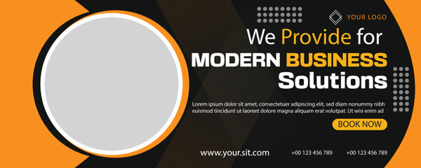 yellow black color new professional design with image and background elements 