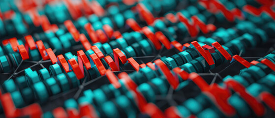 A visual representation of an investor caught in a net, reflecting the struggles of market crashes and failing stocks, capturing the essence of financial turmoil.