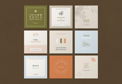 Instagram Carosel Template Set