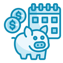 Monthly Savings Icon