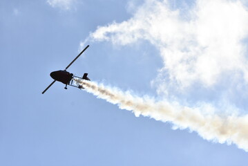 Dangerous aerobatics, airshow, Gryżliny, Poland