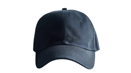 Cap black on transparent background