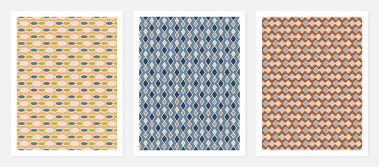 pattern background for design. Colorful shapes seamless pattern background.