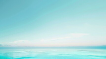 Obraz premium Calm Ocean with a Hazy Sky