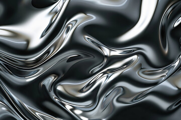 Fototapeta premium Beautiful texture liquid soft metal, design natural abstract background