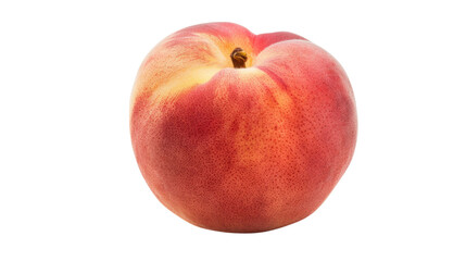 Peach fruit on transparent background