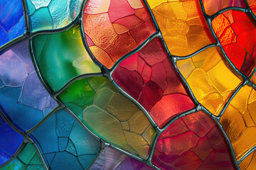 Generative ai on theme of beautiful texture broken glass for design natural abstract background